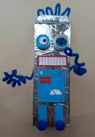 Vorschau - Mal- und Bastelvorlagen - Recycle it: Roboter aus Milchpackungen basteln - Seite 2