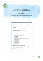 Vorschau - Stundenentwürfe - Super Bruno - Paket mit allen Materialien und Klassenarbeiten - Seite 1