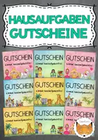Vorschau - Anderer Materialtyp - Hausaufgabengutscheine - Deckblatt