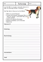 Vorschau - Arbeitsblätter - Suchanzeige Haustier + Kriterien - 3. / 4. Klasse Deutsch - Seite 3