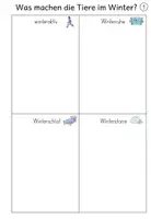 Vorschau - Merkblätter - Sprachförderung "Tiere im Winter": Klettmappen (DaZ/DaF) - Seite 2