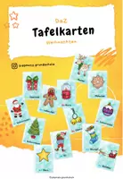 Vorschau - Fördermaterial/Inklusion - Tafelkarten Weihnachten - Deckblatt