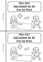 Vorschau - Arbeitsblätter - Mini-Heft im Zahlenraum 100 Plus und Minus - Seite 1