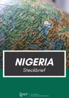 Vorschau - Arbeitsblätter - Nigeria Steckbrief - Deckblatt