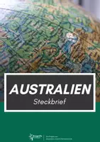 Vorschau - Arbeitsblätter - Australien Steckbrief - Deckblatt