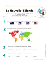 Aperçu - Feuilles d'exercices - Vidéo + Questionnaire La Nouvelle-Zélande - Page 2