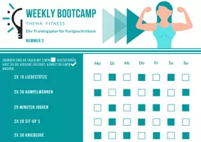 Vorschau - Arbeitsblätter - Weekly Bootcamp für Beginner 10 Wochen inkl. Test - Seite 3