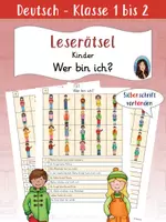 Vorschau - Arbeitsblätter - Wer bin ich? - Leserätsel - Kinder - Deckblatt