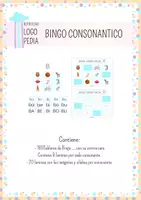 Vista previa - Juegos / Gamificación - Bingo Consonántico - Portada