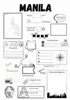 Vorschau - Arbeitsblätter - Manila - Steckbrief Metropolregion Manila - Seite 1