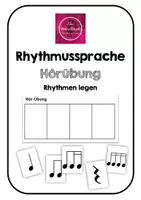 Vorschau - Stationenlernen - Materialpaket Rhythmussprache - Wandtafelbausteine - Seite 1