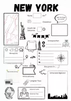 Vorschau - Arbeitsblätter - New York - Steckbrief Metropolregion New York - Seite 1