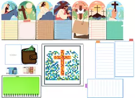 Vorschau - Arbeitsblätter - LAPBOOK OSTERGESCHICHTE im Milchkarton - differenzierbar - Seite 2
