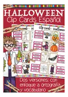 Aperçu - Jeux - Halloween Espagnol clip cards - Page de couverture