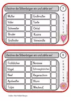 Vorschau - Arbeitsblätter - Freebie: Silbenzähl-Kartei - Seite 3