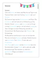 Vorschau - Arbeitsblätter - Diktat Karneval, Fasching - Seite 3