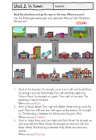 Vorschau - Arbeitsblätter - In town: Worksheet Stadtplan/Town map (4. Klasse, Playway) - Seite 2
