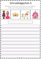 Vorschau - Arbeitsblätter - Schreibhäppchen Fasching - Seite 3