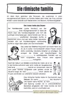 Vorschau - Arbeitsblätter - Die römische Familie - Hausgemeinschaft und Arbeitsplatz - Seite 1