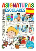 Aperçu - Présentation / Support pour le tableau - asignaturatas escolares flash cards Espagnol - Page de couverture