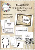 Vorschau - Arbeitsblätter - Einstieg ins Philosophieren - Der Begriff Philosophie - Deckblatt