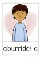 Aperçu - Présentation / Support pour le tableau - FREEBIE los sentimientos flash cards Espagnol - Page 3