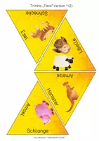 Vorschau - Spiele - Trimino Tiere (motivierendes Lernspiel für ErstleserInnen) - Seite 3