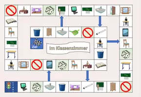 Vista previa - Juegos / Gamificación - Juego de mesa "Im Klassenzimmer" alemán - página 2