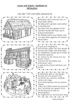 Vorschau - Arbeitsblätter - Lese-Mal-Blätter Mittelalter Klasse 1 und 2 - Seite 2