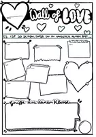 Vorschau - Arbeitsblätter - Wall of Love - Arbeitsblatt zum Valentinstag / warme Dusche - Seite 3