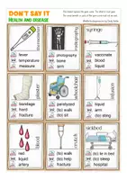 Aperçu - Jeux - Don't say it - health and Disease English Anglais - Page 2