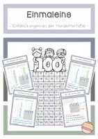 Vorschau - Arbeitsblätter - Einmaleins - Entdeckungen an der Hundertertafel - Seite 1