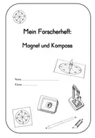 Vorschau - Unterrichtsreihen - Forscherheft Magnet und Kompass + Orientierung mit Kompass und Karte - Deckblatt