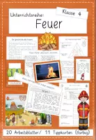 Vorschau - Unterrichtsreihen - Unterrichtsreihe "Feuer" (Sachunterricht Grundschule Klasse 4) - Deckblatt