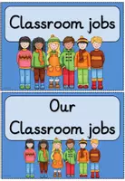 Vorschau - Poster - Englisch: Visualisierung Classroom Jobs - Seite 1