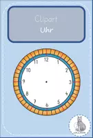 Vorschau - selbst erstellte Cliparts/Grafiken - Clipart Uhr blanko Ziffernblatt - Deckblatt