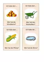 Vista previa - Juegos / Gamificación - Juego de lectura "Wer hat ...? Ich habe ... - der Herbst" alemán - página 3