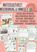 Vorschau - Unterrichtsreihen - Mülltrennung und Vermeidung (Umwelt/Nachhaltigkeit) Verbraucherbildung/ Hauswirtschaft - Deckblatt
