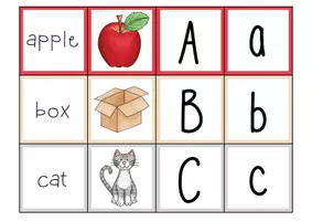 Vista previa - Juegos / Gamificación - Alphabet FIND THE PAIR GAME - página 2