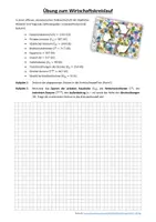 Vorschau - Arbeitsblätter - Wirtschaftskreislauf (Übungsblatt mit Lösung) - Deckblatt