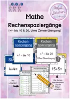 Vorschau - Arbeitsblätter - Rechenspaziergänge Klasse 1 - ZR bis 10 und bis 20 - Deckblatt