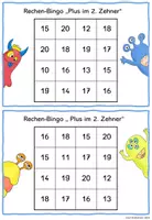 Vorschau - Spiele - Rechen-Bingo „Plus im zweiten Zehner“ (ZR 20) - Seite 2