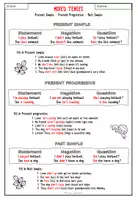 Vorschau - Arbeitsblätter - Mixed Tenses 6. Schulstufe (Present Simple, Present Progressive, Past Simple) - Seite 3
