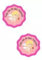 Vista previa - Manualidades / Dibujos para colorear - Medallas para San Valentín - página 2