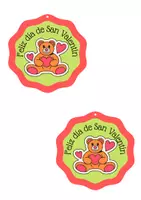 Vista previa - Manualidades / Dibujos para colorear - Medallas para San Valentín - página 3