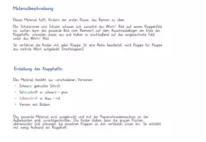 Vorschau - Arbeitsblätter - Reime Klappheft Klasse 1 - Phonologische Bewusstheit - Seite 2