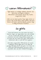 Vorschau - Arbeitsblätter - Affirmationen für Lehrer*innen: 40 positive Affirmationskarten für einen entspannten Schulalltag #Areyouok - Seite 1