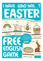 Aperçu - Jeux - FREEBIE spring / Easter game English / jeu Anglais - I have, who has? - Page de couverture