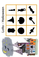 Vorschau - Spiele - Sprachförderung zu Halloween: Schattenbilder-Lotto (DaZ/DaF) - Seite 1