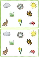 Vorschau - Spiele - Sprachförderung im Frühling: Was fehlt? (DaZ/DaF) - Seite 1